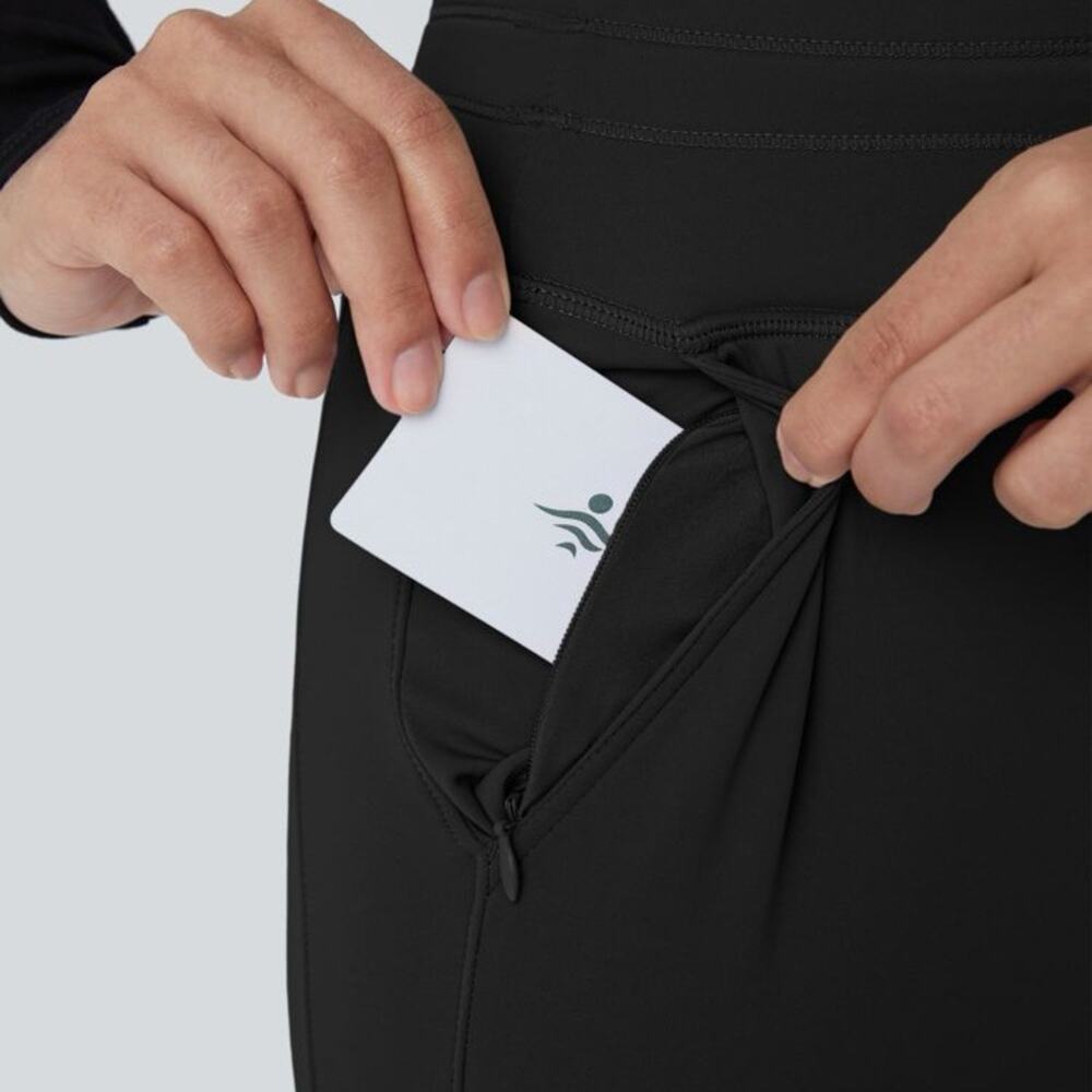 NWT Halara SoftlyZero soft High Waisted Pocket jogger xs black - Picture 3 of 3
